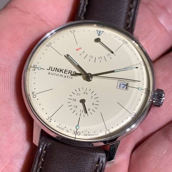 Junkers Bauhaus Automatic Watch Power Reserve - Picture 13 of 16